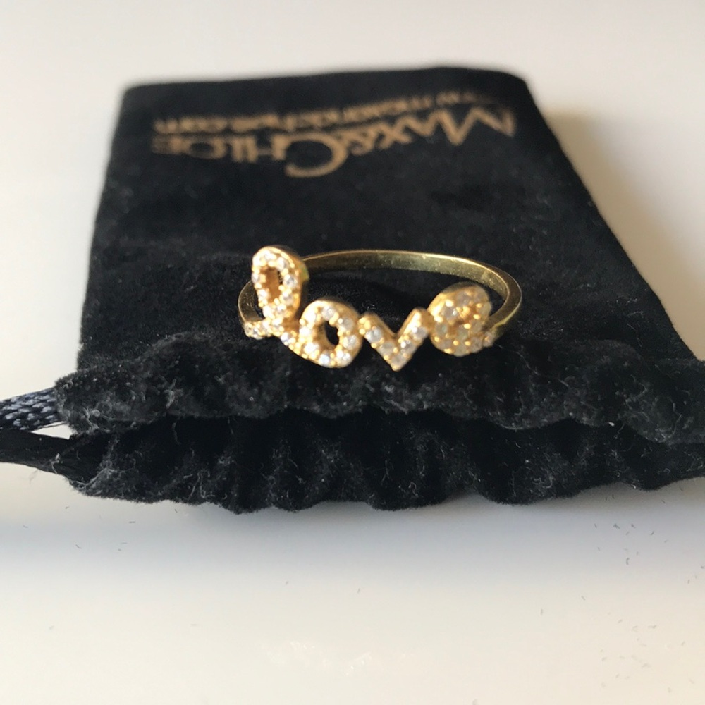 Max & Chloe LOVE ring gold
